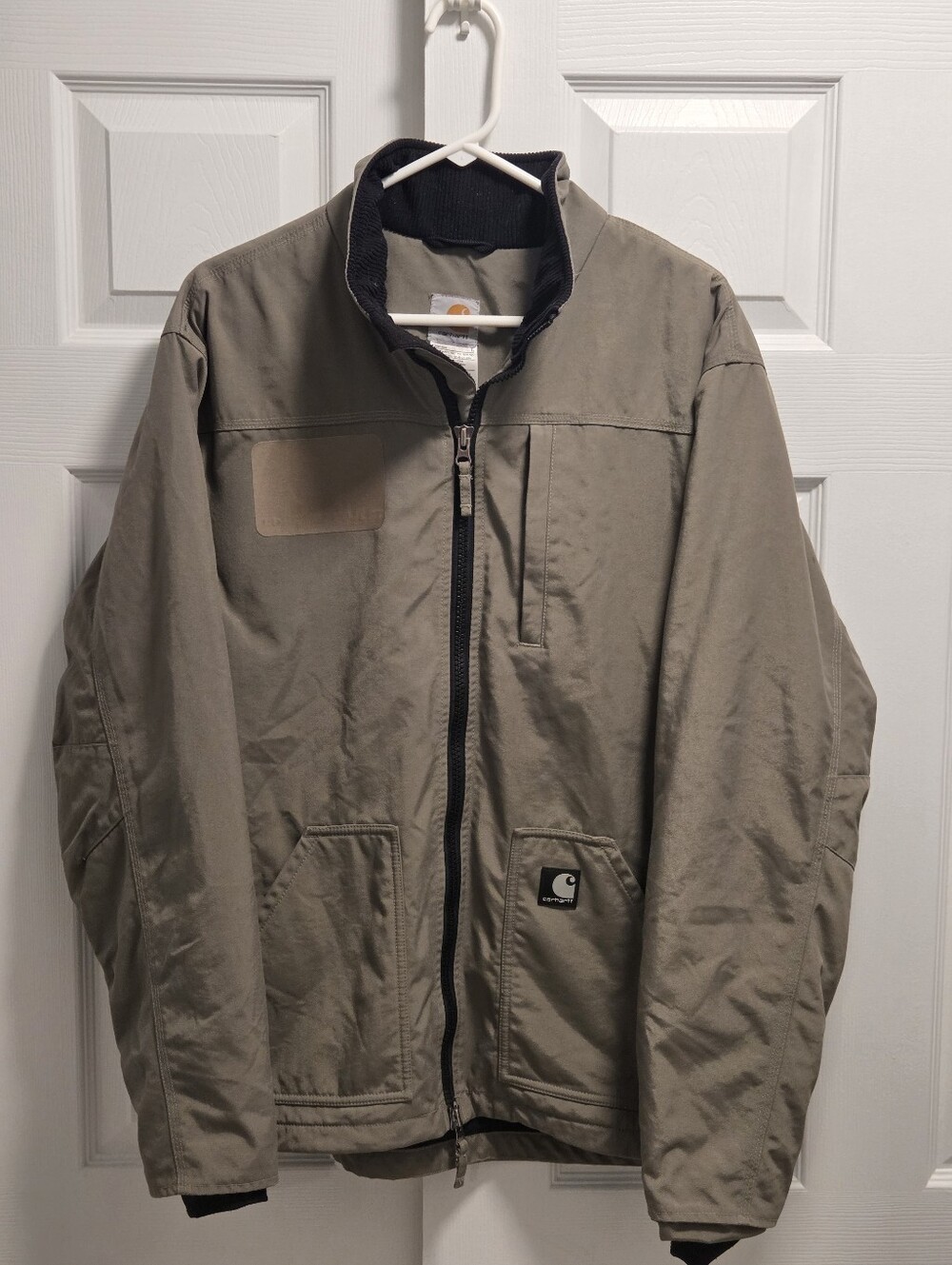 Carhartt Fleece Lined Men's Sandstone/Tan Work Performance Jacket Size Medium